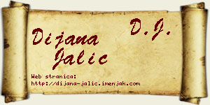 Dijana Jalić vizit kartica